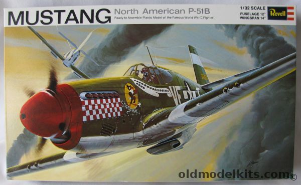 Revell 1/32 North American P-51B Mustang -  Don Gentile's 'Shangri-La' 336th Fighter Squadron 4th Fighter Group, H295-250 plastic model kit